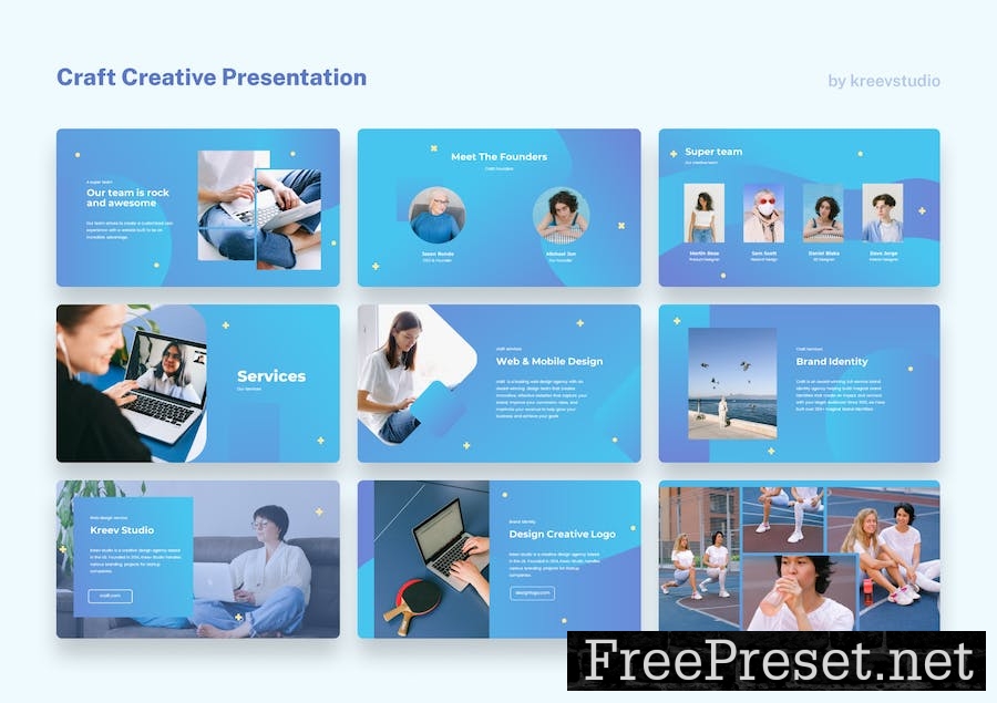 Craft - Creative PowerPoint Presentation FHRH427