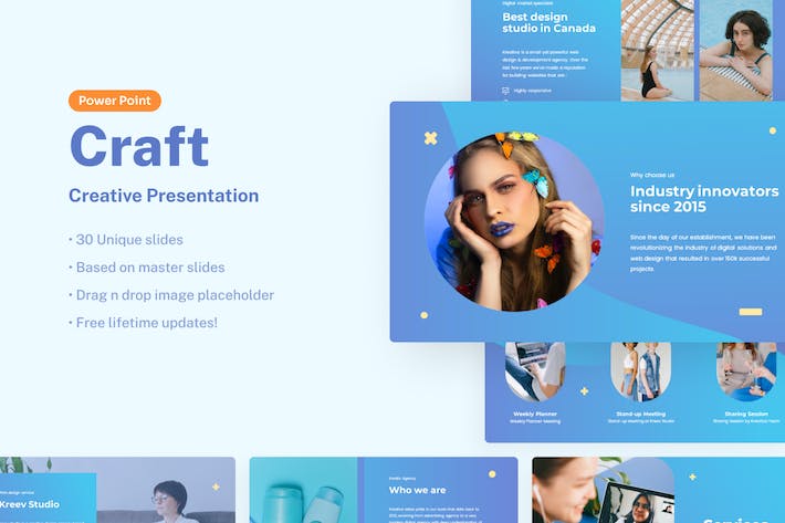 Craft - Creative PowerPoint Presentation FHRH427