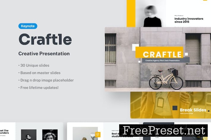 Craftle - Creative Keynote Presentation 4KVJE95