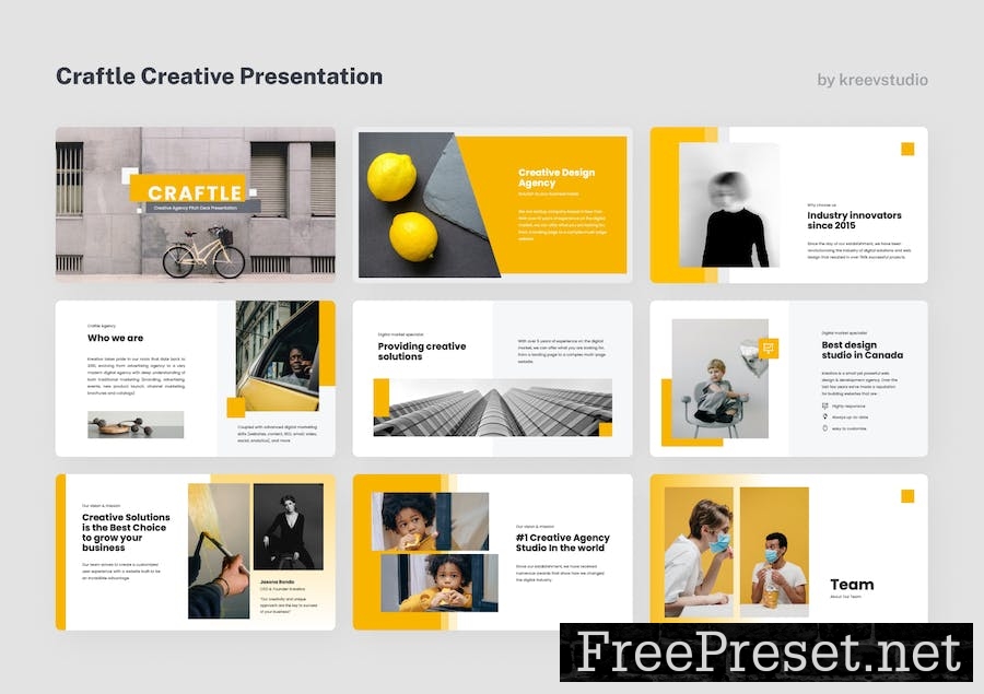 Craftle - Creative PowerPoint Presentation 62DWWJ3