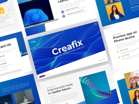 Creafix - Creative Google Slides Template U3WN8JV