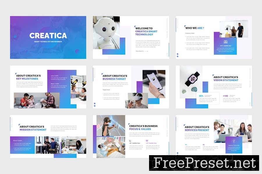 Creatica - Smart Technology Google Slides Template 5Z42LHG