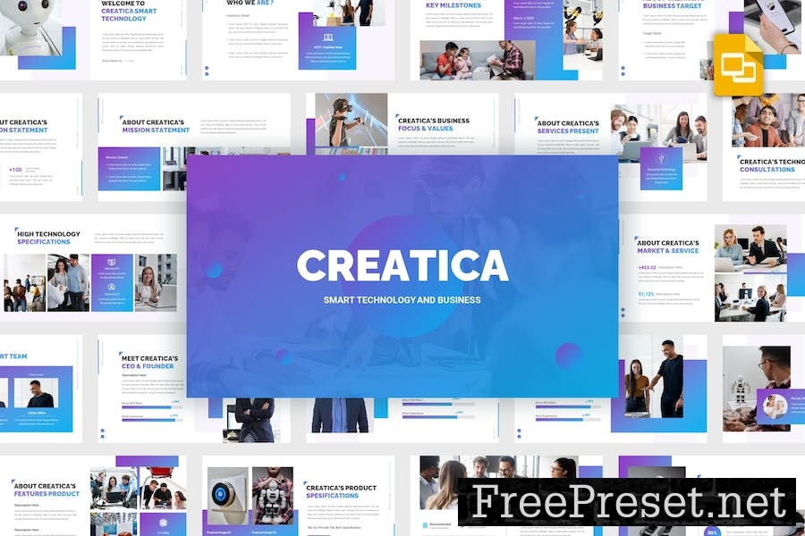 Creatica - Smart Technology Google Slides Template 5Z42LHG