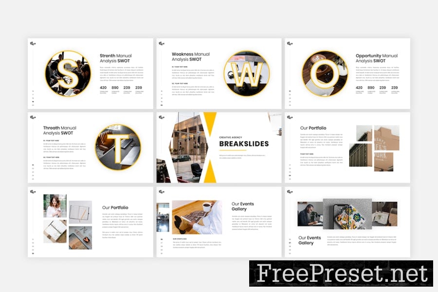 Creatieve - Creative Google Slides Template FFSFPWA