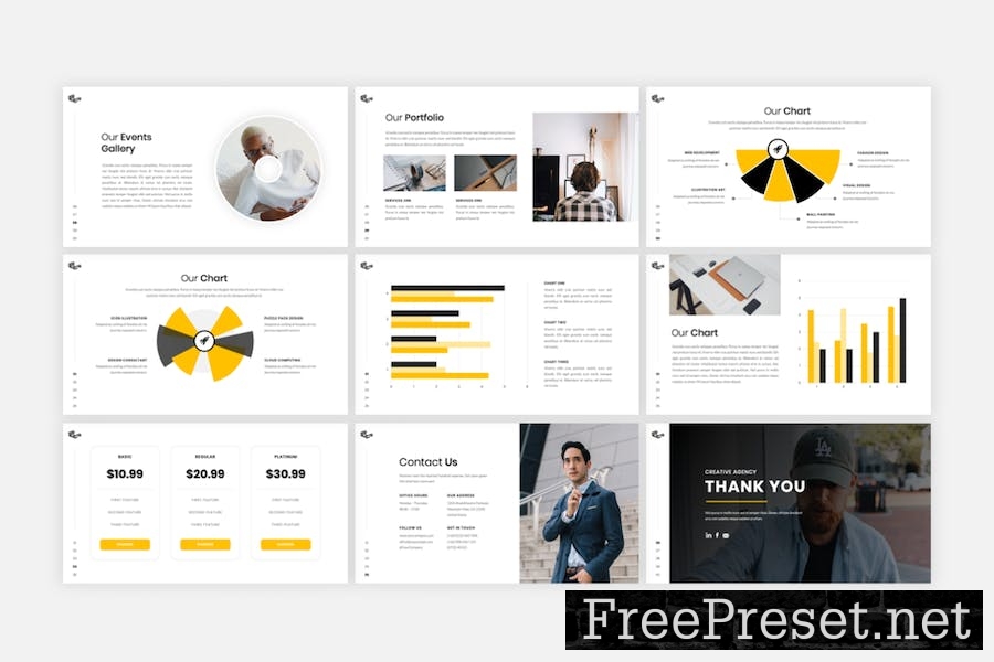 Creatieve - Creative Google Slides Template FFSFPWA