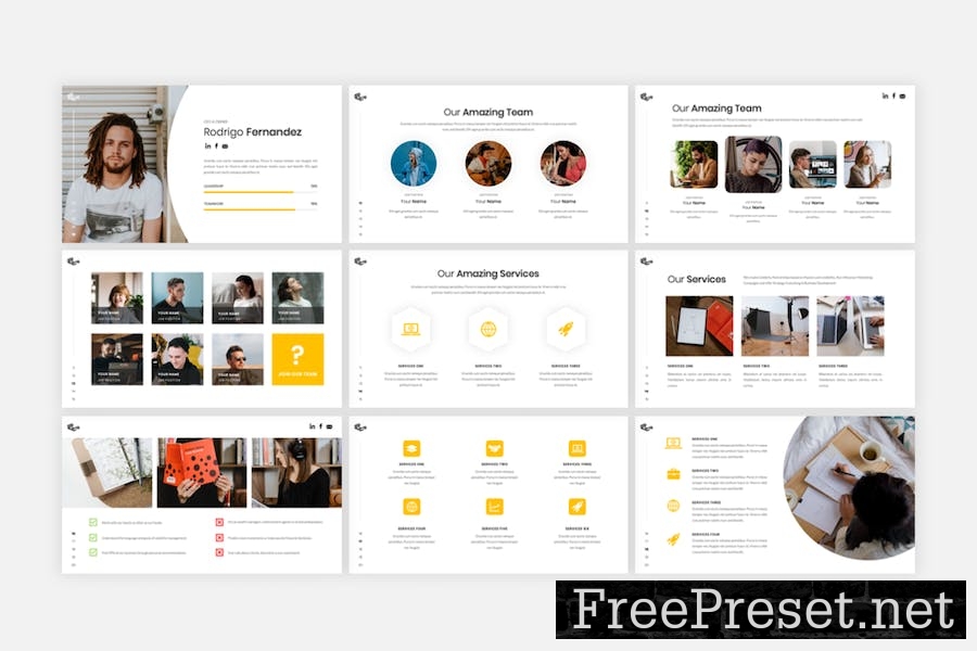 Creatieve - Creative Google Slides Template FFSFPWA