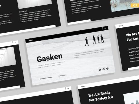 Creative Black White Business Company Profile 92MBSYJ