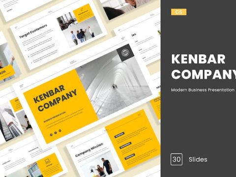 Creative White Yellow Modern Company Profile 020 62QLQDY