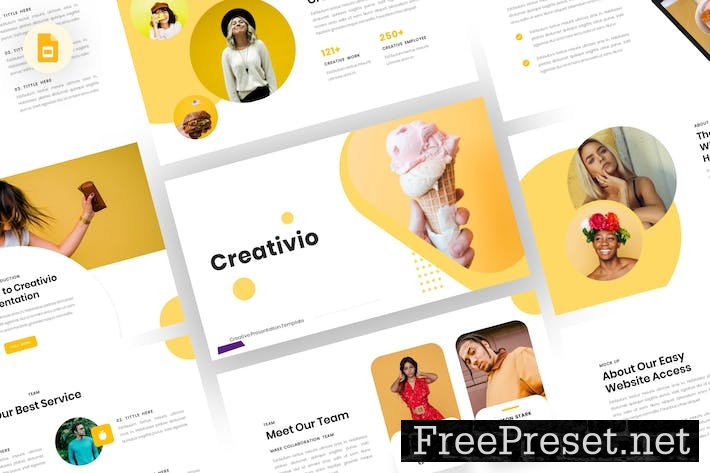 Creativio - Creative Google Slides Template PQWWQ3N