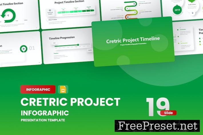 Cretric Project Timeline Google Slides Template K75AP5P