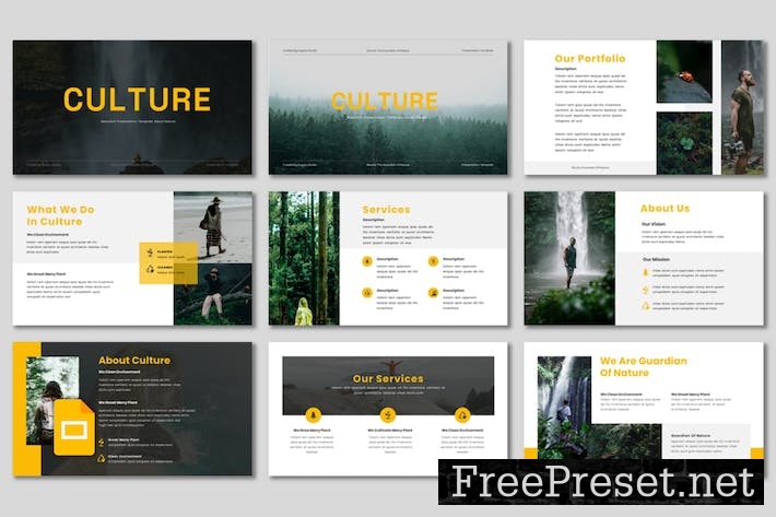 Culture - Google Slide Template About Nature 5YVPNTK