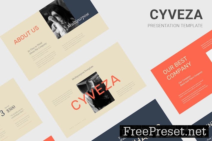 Cyveza - Multi Purposes Google Slides Template H8CJ3XW