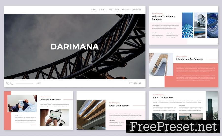 Darimana - Pitch Deck Google Slides Template 8PAEC78