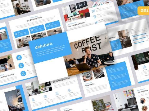 Defuture - Business Google Slides Template KW7JV24