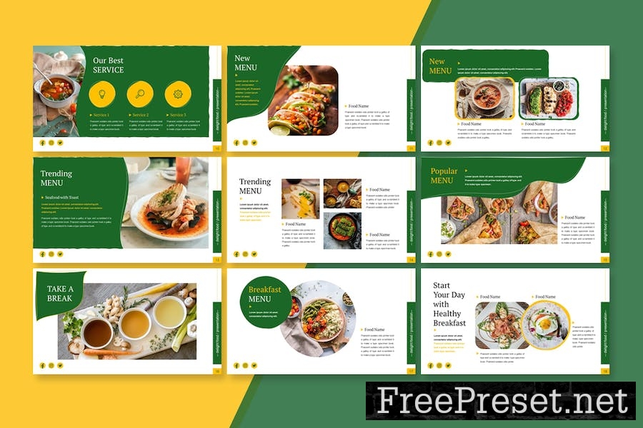 Delight Food - Google Slides JHSL4LP