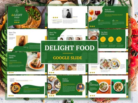 Delight Food - Google Slides JHSL4LP