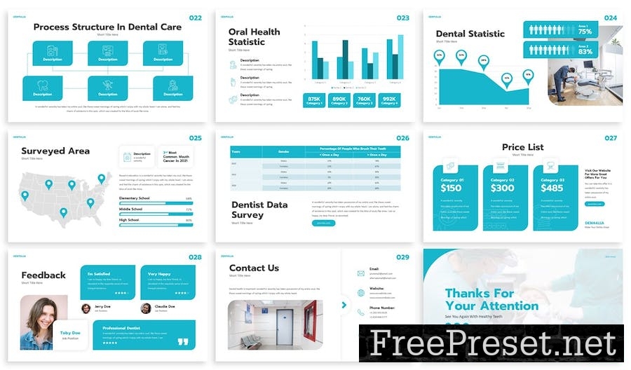 Dentalia - Dentist Keynote Template K3SLXJM