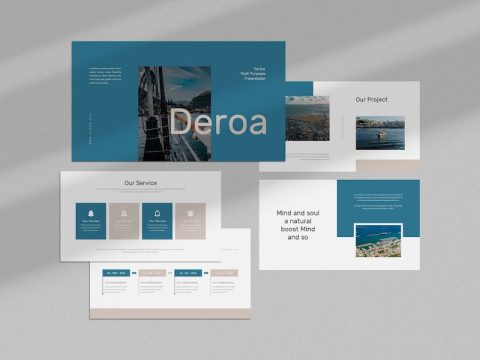 Deroa : Harbor Google Slides Template YLDVCB2