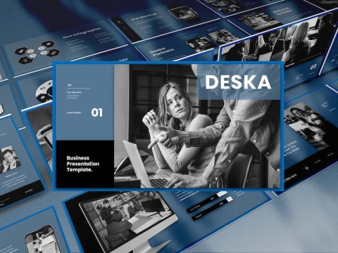 Deska Business Presentation Google Slide Template TWPKJ7Y