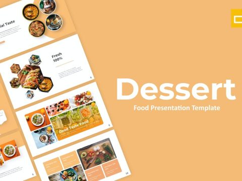 Dessert Food Google Slides Template VFVVDFN