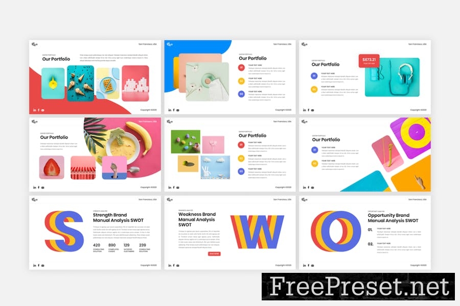 Dexter - Creative Colorful Google Slides Templates FA7P5BD