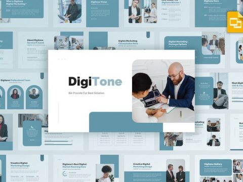 DigiTone - Digital Merketing Google Slides MVPKRTB