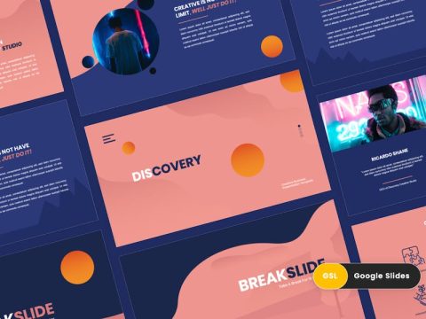 Discovery - Creative Google Slides Template A89SG26