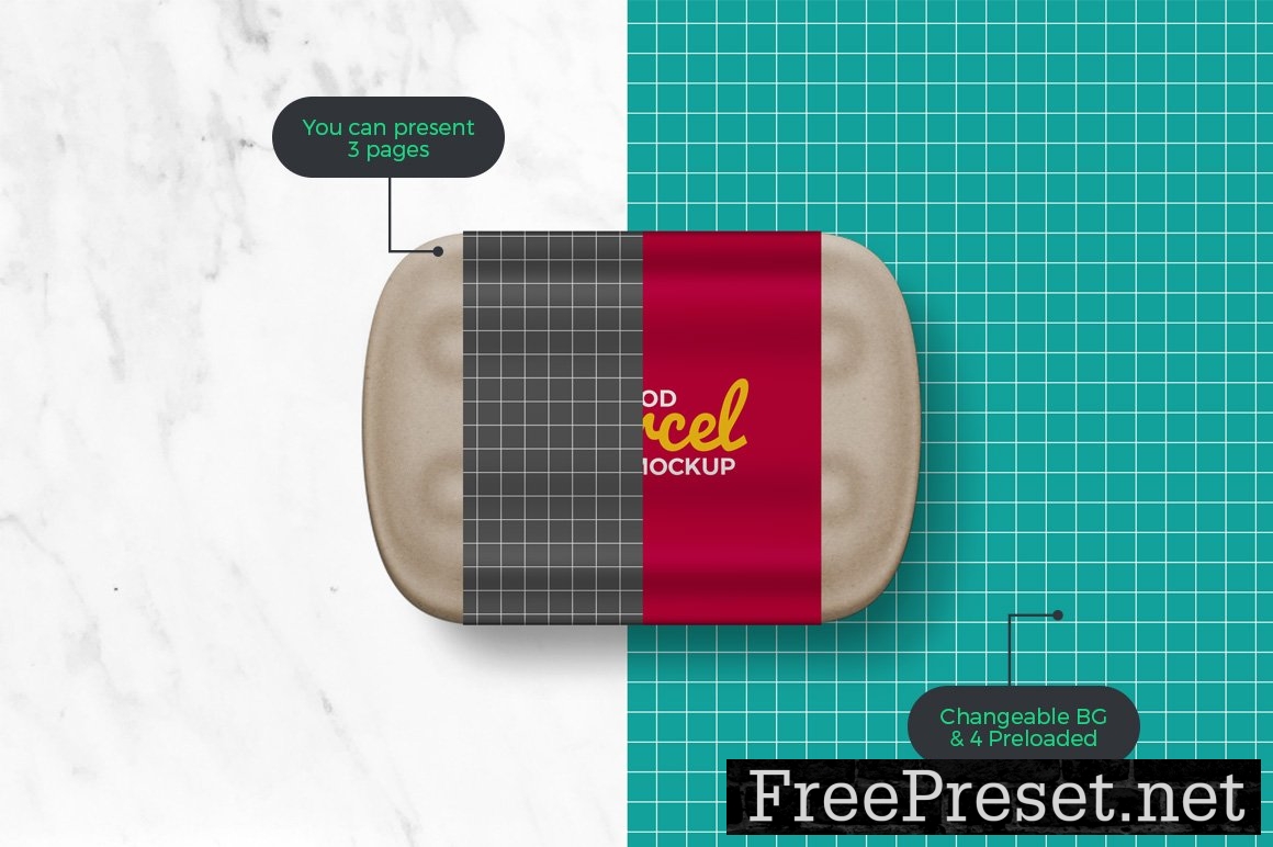 Disposable Food Takeaway Box Mockup 5154713