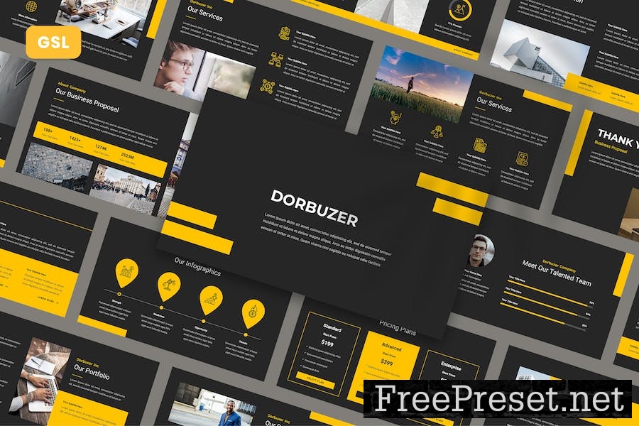 Dorbuzer - Business Proposal Google Slides DB5FRAV