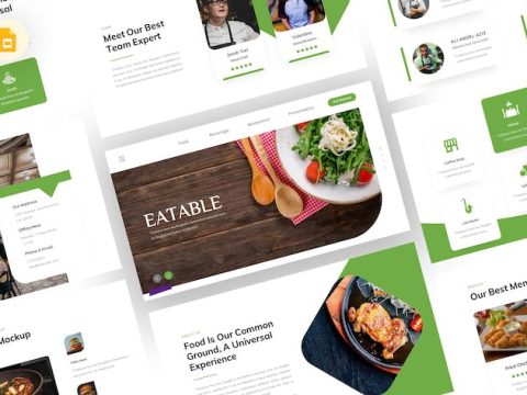 Eatable - Food Google Slides Template UADQHJX