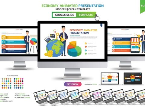 Economy Animated Google Slides CUC8SCZ