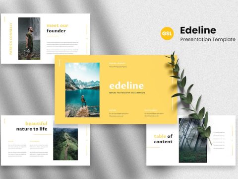 Edeline – Photography Google Slides Template 97DQ3HA