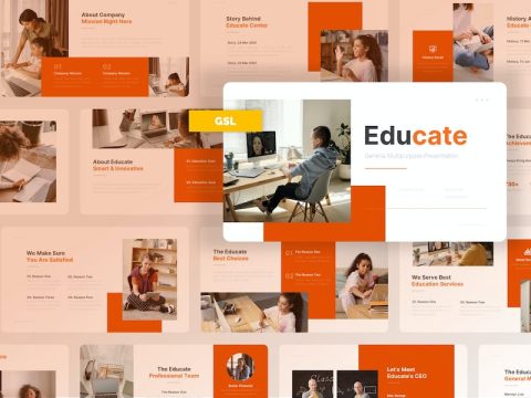 Educate - School And Education Google Slides S69ZDSA