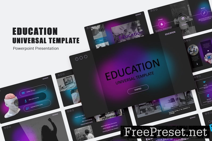 Education PowerPoint Template 7ZKM4GR