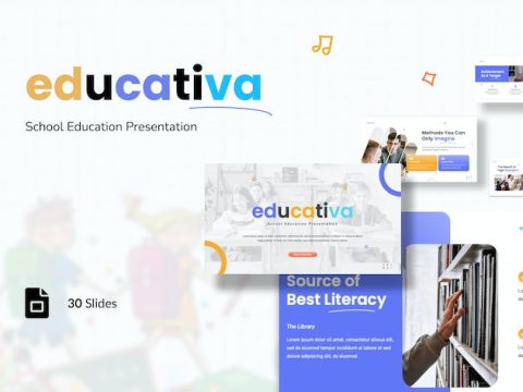 Educativa - School Education Presentation G-Slides 35WVN6X