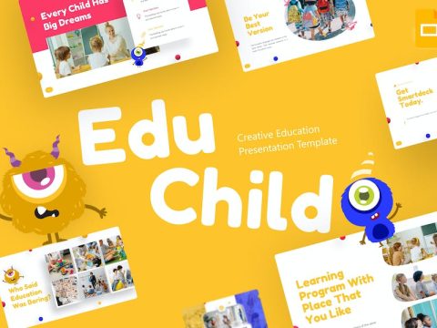 Educhild Creative Education Google Slides Template DJ5FCG8