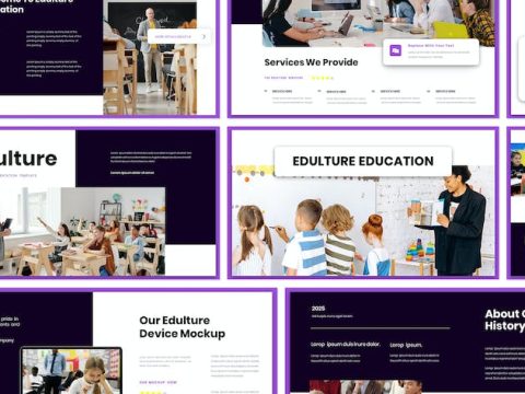 Edulture - Education Presentation Keynote Template LWDSXX3