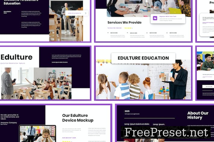 Edulture - Education Presentation Keynote Template LWDSXX3