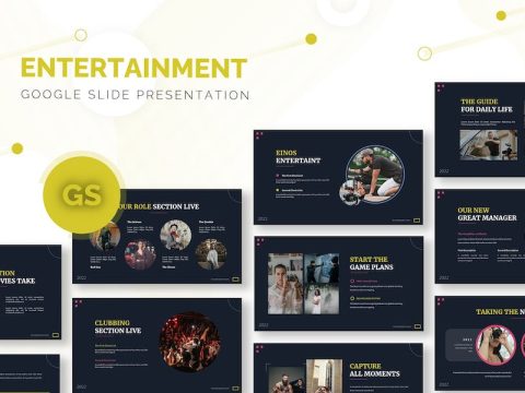 Einos Entertainment | Google Slides Template 8AA5WS5