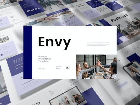 Envy - Business Presentation Google Slide Template AN8CVYA