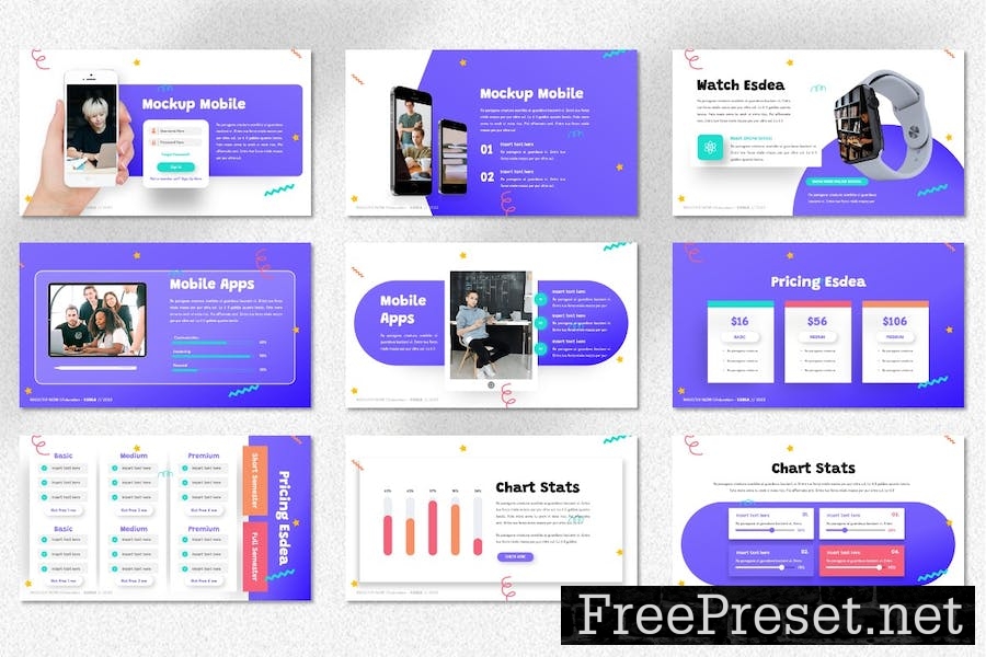 Esdea - Education Creative Googleslide Template SLF6MGF