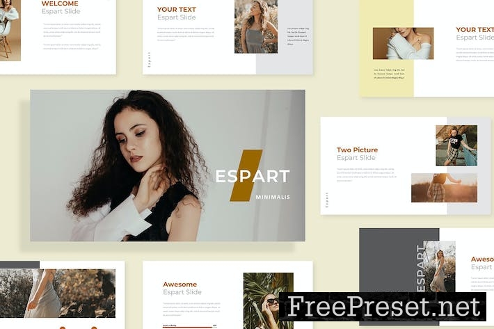 Espart Minimalist Presentation Google Slides D895PXL