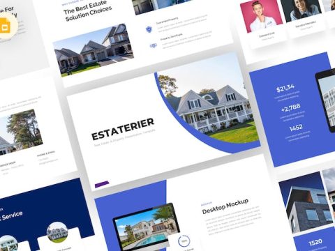 Estaterier - Real Estate Google Slides Template