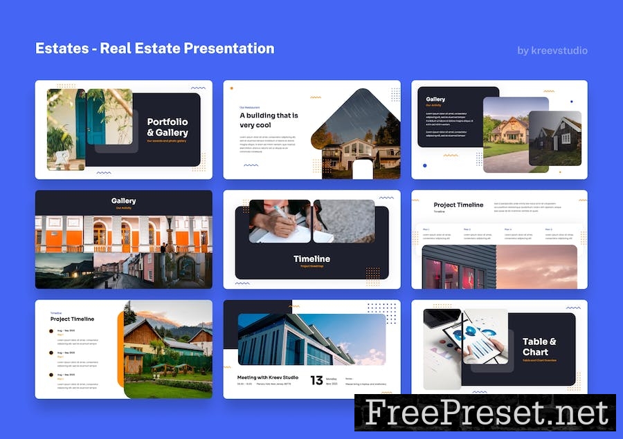 Estates - Real Estate PowerPoint Presentation A5EVR7X