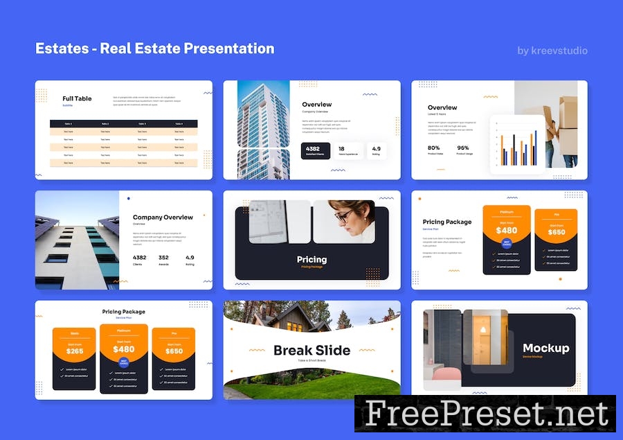 Estates - Real Estate PowerPoint Presentation A5EVR7X