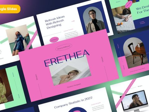 ETHEREA - Creative Google Slides Template QJH2UNY