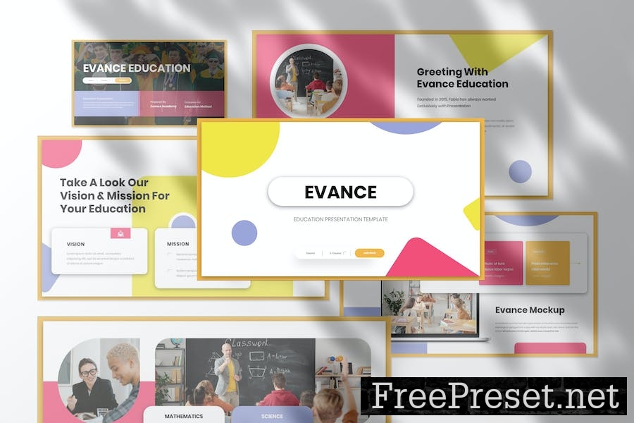 Evance - Education Presentation Google Slides 88GEQLY