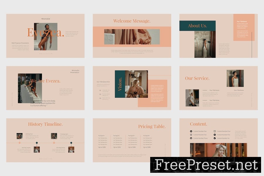 Evezea - Multi Purposes Google Slides Template N4ZAPCV