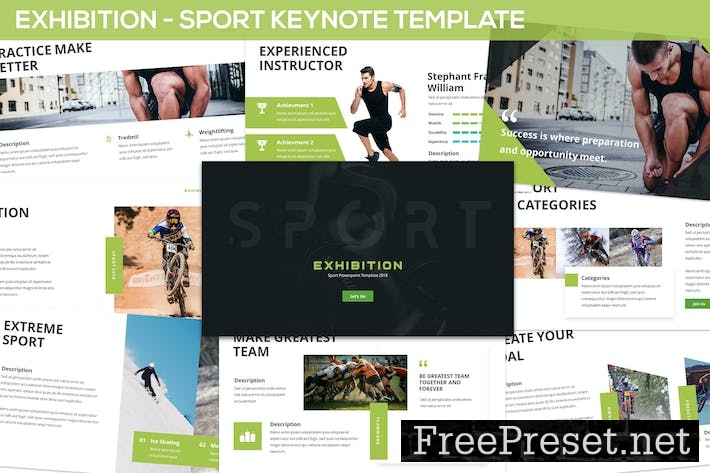 Exhibition - Sport Keynote Template RHPUYB