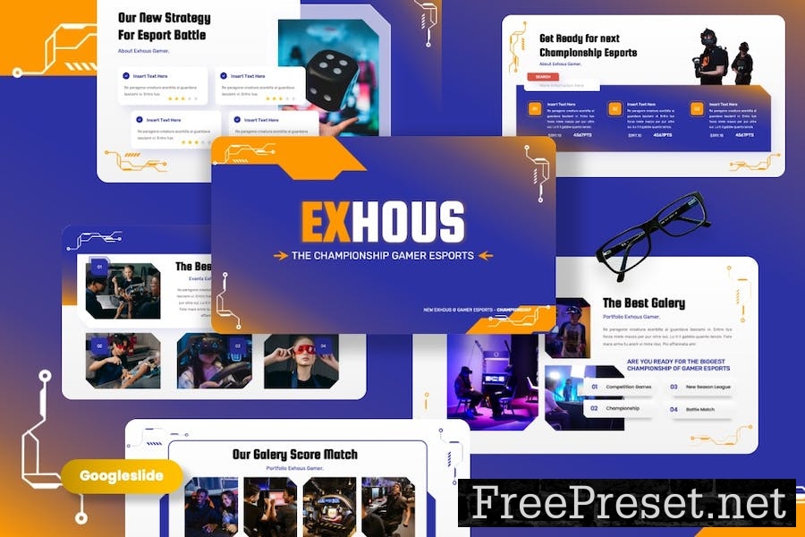 Exhous - Champion Gamer Googleslide Templates 5J9DX3H